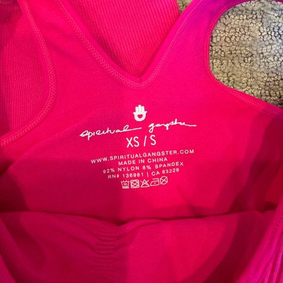 Spiritual Gangster Hot Pink Activewear - Picture 3 of 3